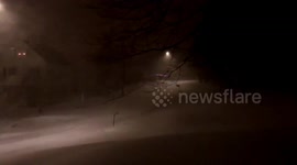 Watch as storm Gail drops nearly 2 feet of snow on parts of Connecticut