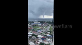 Trinidad And Tobago: Huge Waterspout Spotted Off Port Of Spain