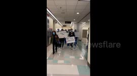 US: Stanford Medical Workers Protest Against Vaccination Plan