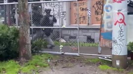 Police Violently Sweeps Homeless Encampment In Cal Anderson Park, Seattle