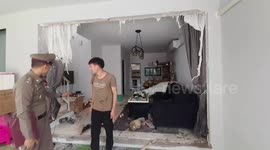 Mother and baby son injured after gas leak explodes from incense stick spark