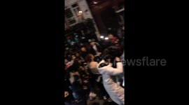 Drinkers party in the streets of central London hours before Tier 4 restrictions