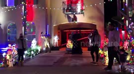 Star Wars - Darth Maul Christmas Light house 12/20/2020