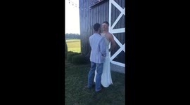 Man tricks groom by dressing up as bride for hilarious 'first look' prank
