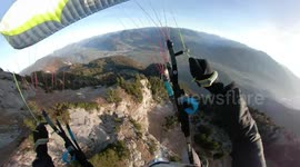 Extreme speedflying in Austria