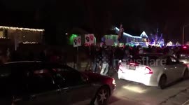 US: BLM March At Candy Cane Lane In Milwaukee Suburb