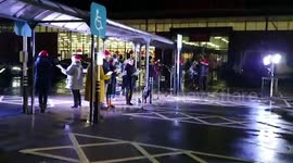 UK supermarket car park transforms into drive-thru carol service for Christmas