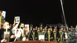 Beirut Port Explosion - 4 Months have passed with no Justice, the Families of the victims organize a Christmas themed protest demanding Justice for the death of their loved ones.