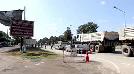Thai Drivers Screened For Covid-19 Amid Explosion Of Cases