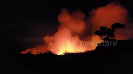 Kilauea volcano awakens and erupts in Hawaii