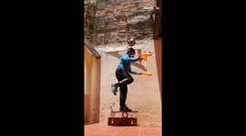 Ecuadorian circus act performs series of amazing balance stunts simultaneously