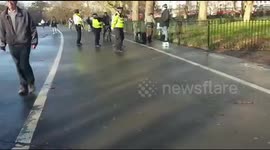 Police shutdown speakers corner for the day Tier4