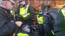 Antilockdown protest london