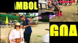 Goa Arambol beach evening market