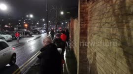 Londoners looking for late-night groceries see huge queues at Waitrose