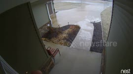 Icy driveway