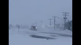 Snowplow winter storm