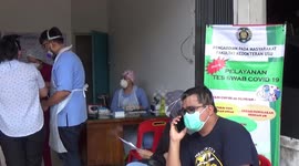 In Indonesia, new year travellers must take a rapid antigen test