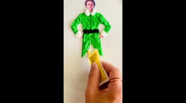 Food artist recreates Christmas movie character 'Buddy the Elf' out of frosting