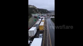 UK: Chaotic Traffic Situation Continues On Motorways As France Shuts Border