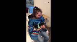 US 10-year-old bursts into tears when surprised with puppy for her birthday