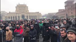 Thousands attend opposition rally in Yerevan, demanding Armenia's prime minister resigns