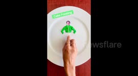 Buddy The Elf Dressed in Food Art