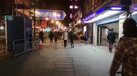 Oxford Street On Christmas Eve