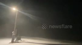 US: Christmas Snowstorm Slams Midwest Causing Blizzard Condition