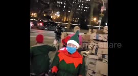 US: People Protest Outside Jeff Bezos’ Apartment In NYC Over Working Conditions For Amazon Employees