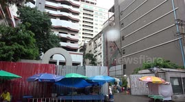 Abandoned luxury apartment block in Bangkok, Thailand, amid Covid-19 pandemic