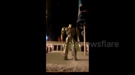 US: Time Lapse Of Christmas Eve Snowfall In Lebanon, Virginia