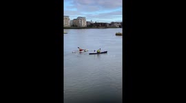 Alternative Christmas Day on the Thames