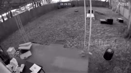 US: Security Camera In East Nashville Captures Sound Of Explosion In Downtown