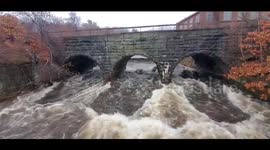 Massachusetts gets flooded from melted snow