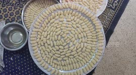 Traditional Christmas sweets preparation in Indian house