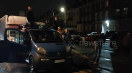 Footage shows frustrated and angry travellers and lorry drivers in Dover