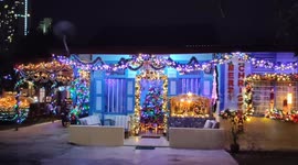 Beautifully decorated houses during Christmas in Melaka Malaysia