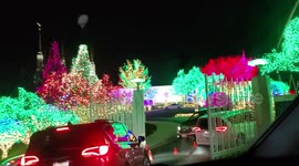 Over 400,000 lights greet visitors for the drive-thru edition of the Festival of Lights at the Washington DC Temple