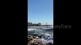 Storm Bella brings strong winds and huge waves to Mallorca