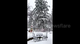 Southern California battered with snow in first winter storm