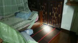 King cobra caught hiding under woman's bedroom drawers