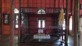 Vintage police station built from teak wood is restored to how it was 100 years ago
