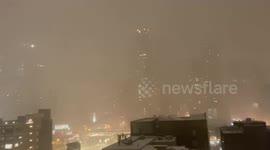Chicago hit with heavy and scenic snow
