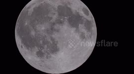 2020's final full 'Cold Moon' captured above the clear skies of Kent, UK