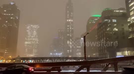 A Beautiful Snow Storm in Downtown Chicago 12/29/20