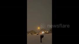 Eerie winter weather brings 'thundersnow' to Iowa