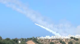 Rockets fired out to sea as Palestinian factions hold military drills