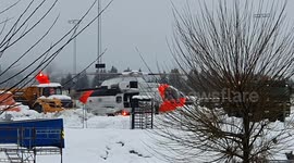 Norway landslide: Helicopters survey area as 21 remain unaccounted for