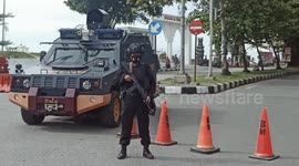 Tourist attractions shut in Indonesia's Padang ahead of New Year's Day